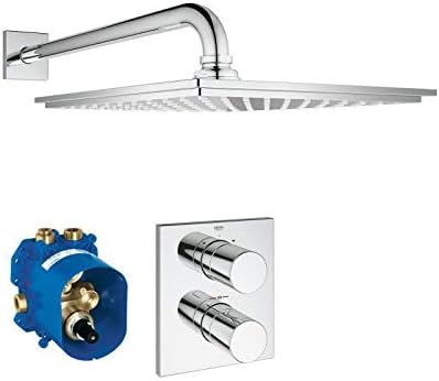 Grohe 34572000 Grohtherm 3000 Cosmopolitan Shower System Flush-Mounted with Rainshower Allure 230