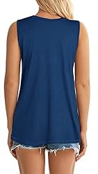 Womens Tank Tops Summer T Shirts Sleeveless Casual