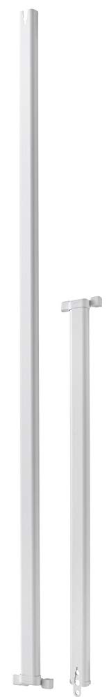 ABUS Rod Set FOS/FSA - Bolt Bars for Window Locks FOS550/A, FOS650/A and FSA3550 - 118 cm Long - 71245 - Set of 2 - Silver