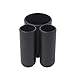 Umbra - 023271-040 Touch Toothbrush Toothpaste Modern Bathroom Storage Organizer Holders Stand Rack with Multi-Functional 3 Slots and Dividers-Doesn't Wobble or Fall Over, 3 ½ x 3 x 4 inches, Black