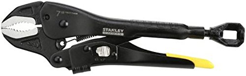 Stanley FMHT0-75409 curved Locking Mole plier, Black