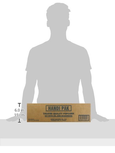 Great Western Handi Pak Popcorn Portion Pack, 8 Ounce (Pack of 24)