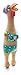Outward Hound by Charming Pet Squawkers Grandma Hippie Chick Latex Squeaky Rubber Chicken Dog Toy, Funny Interactive Holiday Toy for Dogs, Large Size