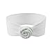 Baby Girls Nylon Elastic Headband - Subesty Bow Knotted Hair Band Turban Hair Wrap For Toddler Infant Pack Of 4