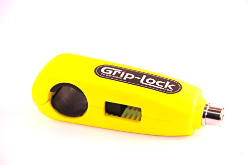 Grip-Lock Motorcycle and Scooter Security Lock - Yellow - Thumbnail 2