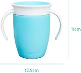 Munchkin Miracle 360 Sippy Cup 7oz Blue Non Spill BPA Free Dishwasher Safe view 7