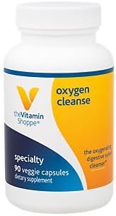 The Vitamin Shoppe Oxygen Cleanse, The Oxygenating Digestive System Cleanser with Magnesium and Potassium (90 Veggie Capsules)