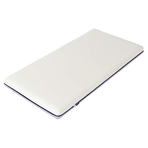 Clevamama Support Cot Bed Mattress + Toddler Pillow + Waterproof Cotton Mattress Protector + Cotton Fitted Sheets 60x120 cm - Coral