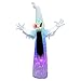 Halloween Haunters Bluetooth Giant 13 Foot Tall Inflatable Spooky White Ghost with Bluetooth Speaker Yard Prop Decoration - Animated Dancing Multi-Color LED Lights UL - Indoor Outdoor Lawn Blow Up