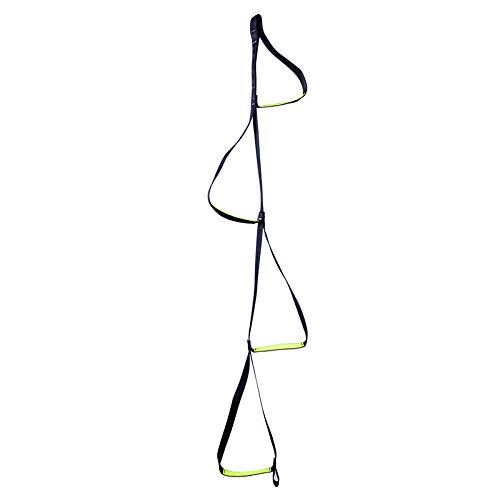 Tenrry Climbing Assistant 23KN 4 Step Foot Ascender Loop Flat Belt Foot Pedal Load Bearing Strap Webbing Sling for Mountaineering Rescue Aerial Work
