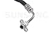 Sunsong 3401222 Power Steering Pressure Line Hose Assembly