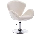 chairus Fur Vanity Chair, Adjustable Soft Plush