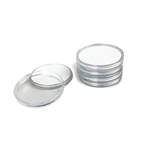 10 Pcs Clear Plastic Coin Capsules, Silver Dollar Holder...