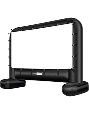 VIVOHOME 14 Feet Indoor and Outdoor Inflatable Blow up Mega Movie Projector Screen with Carry Bag for Front and Rear Projection