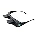 Genmine Horizontal Lazy Glasses High Definition Glasses Prism Periscope Lie Down Eyeglasses for Reading and Watch TV in Bed Unisex