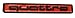 x1 New Black / Red QUATTRO Emblem Replaces OEM Audi Fender Trunk Grille Badge