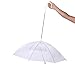 Moore Transparent Umbrella with Built-in Leash Pet Dog Puppy Dry Comfortable in Rain