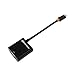 Cable Matters Micro HDMI to VGA Adapter (Micro HDMI to VGA Converter) in Black
