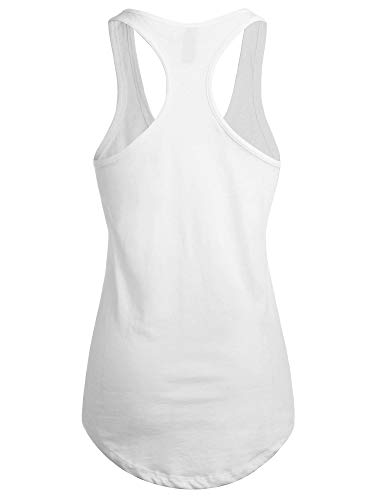 Womens Active Racerback Tank Top Soft Casual