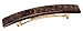France Luxe Luxury Rectangle Barrette, Mojave - Classic French Design for Everyday Wear