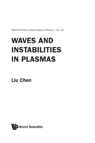 Waves And Instabilities In Plasmas (Advanced Series in Dynamical Systems)