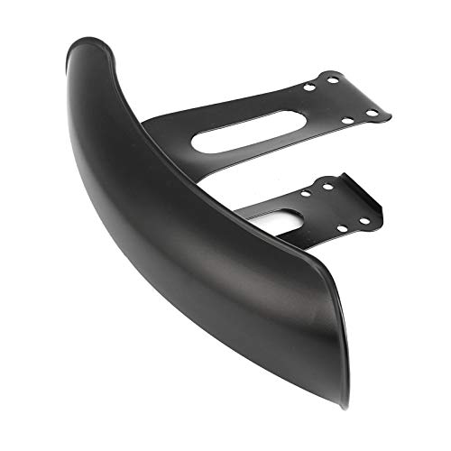 Merssavo Metal Motorcycle Front Fender Splash Guard Mudguard for Honda CG125 Chrome,Black