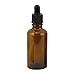 Refillable Tinted Bottle with Glass Dropper (2 Oz (6 pack), Amber)