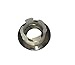 Bathlavish Sink Basin Trim Overflow Cover Brass Insert in Hole Round Caps Brushed Nickel