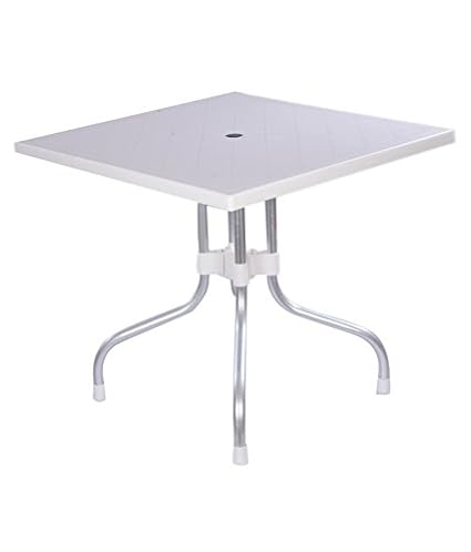 Supreme Outdoor Set (4 Texas Chair + 1 Olive Table) White