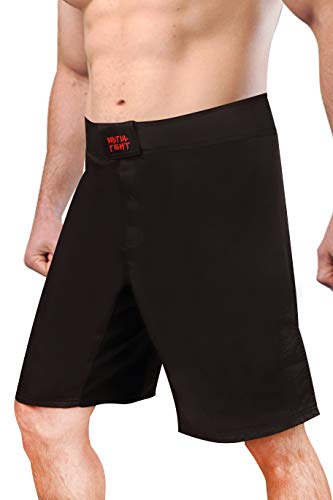 Brutul Fight MMA UFC Training Fight BJJ Grappling Shorts Boxing Martial Arts (Medium) Black - Thumbnail 3