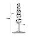 SZXXC Sex Toy - 5 Balls Metal Beads Anal Toy Stainless Steel Butt for Men and Women Sex Love Tools Deluxe Metal Bead Butt Plug Heavy Duty Anal Plug Bead Plug Stainless Steel Polished Plug Pleasure Wand Bum Bead Pleasure Massager Prostate Stimulator Fetish Plug Bondage Bedroom Fun Restraint Unisex Masturbation Anal Toy Sex Toy for Men