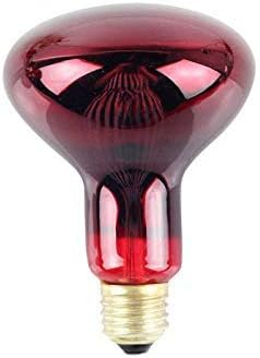 sxbest Heat Lamp Heating Infrared Bulb, 100 W Red Pet Light Health Lamp Heating Lamp for Lizard Tortoise Spider Snake Chameleon - E27 Infrared Heat Lamp Bulb Light Bulb