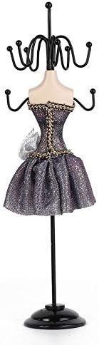 Shanbor Dress Model Jewelry Holder Shoe Model Jewelry HolderJewelry Holder Dress Shoe Model Necklace Earring Hang Display(Dress Model Type)