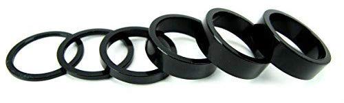 ZON for Bike Bicycle 1" Alloy Headset SPACERS Black 2mm 5mm & 10mm New
