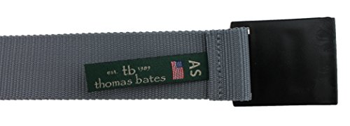 Titan Web Belt Made in USA by Thomas Bates (Graphite)