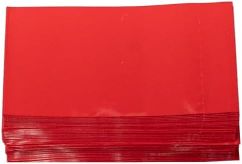 45 x 23 mm RED Perforated Shrink Band for Liquid Bottles of Many Types Fits 3/4" to 1" Diameter - Pack of 250