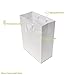 OccasionALL White Gift Bags, Glossy Paper Bags Medium with Handles for Holiday Wrap, Weddings, Baby Showers, Party Favors, Bulk, 7.5x3.5x9, 12 Pack