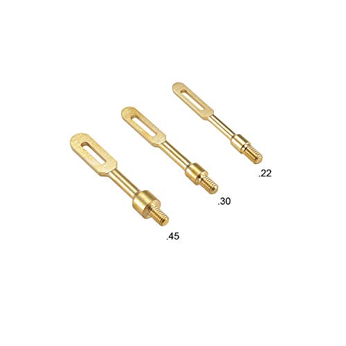 Raiseek Gun Cleaning Jags Slotted Tip Patch Holder Kit for Handgun