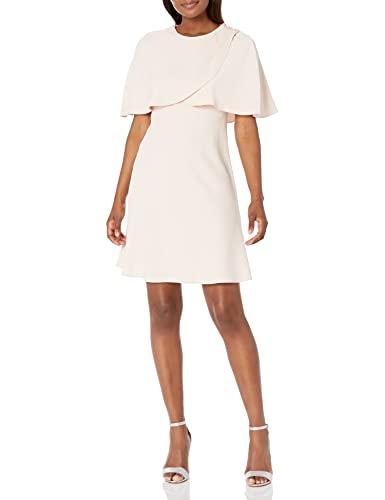 Divine Crepe Capelet Dress 