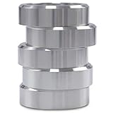 Manicar 5PCS Bisquette Saver for Bradley Smoker Upgrade Version Aluminum Wood Spacer Pucks BBQ (Silver)