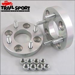 trailsport4x4 1 inch Wheel Spacer Kit with Studs for Ford Mustang - 4x4.25 Hub