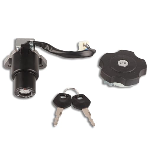 Photo 1 of Motorcycle Ignition, Motocross Fuel Gas Tank Cap Lock Key Kit Electrical Switch for XT600 TW200 DT200 DT200R XT225 Serow225 Motorcycle