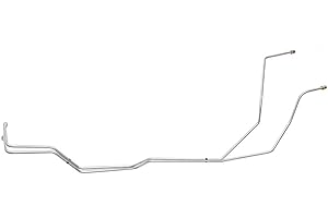 Inline Tube Replacement For Inline Tube Transmission Cooler Lines Tubes 5/16". Compatible With 1982-91 Chevrolet Camaro TH350 And 700R4 OE Steel 2pc