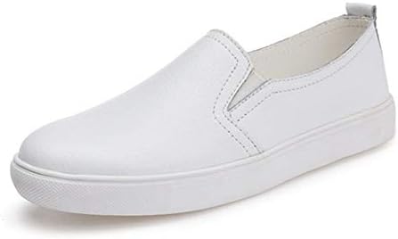 Sejuc 厚底 ローファー レディース ローカット ローヒール 大きいサイズ ラウンドトゥ 通気性 歩きやすい スニーカー フラット クッション インヒール サイドゴア ゆったり ローファー 黒 白 銀色 カジュアル 前厚 軽い Ol 仕事 B0859wgm62 1 992円