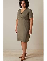 Fair Indigo Fair Trade - Vestido de forro sintético orgánico