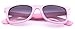 Retro Rewind Colorful Fashion Sunglasses for Men & Women - UV400 Retro Glasses for Boys & Girls - Colored Sunglass Pair with Gradient Smoke Lens & Matte Rubberized Finish Frame