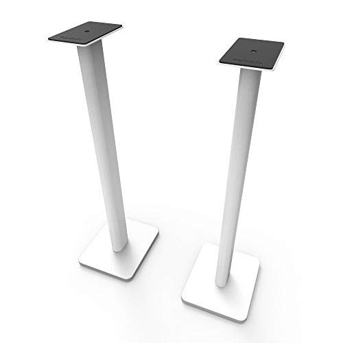 Kanto SP32PLW 32″ Bookshelf Speaker Stands, White