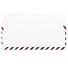 JAM PAPER #10 Airmail Envelopes - 4 1/8 x 9 1/2 - White - 25/Pack