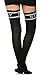 STAY Weed Print Thigh High Socks (Unisex)