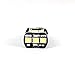 Alla Lighting CANBUS Error Free 921 912 906 T15 Super Bright 800 Lumens 6000K Xenon White High Power 2835 15-SMD LED Lights Bulbs for Back Up Reverse Light